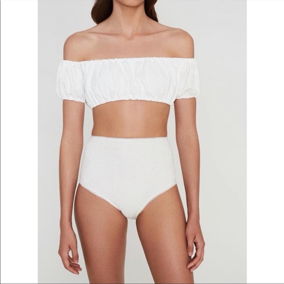 ANTHROPOLOGIE Faithfull Bonn Eyelet Bikini Bottoms